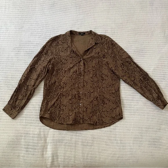 Rails Noemi Top in Brown Snakeskin - Picture 5 of 13